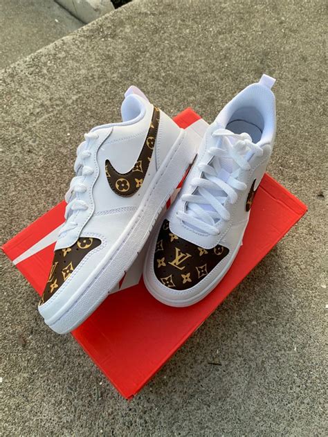 lv shoes with nike|custom louis vuitton nike shoes.